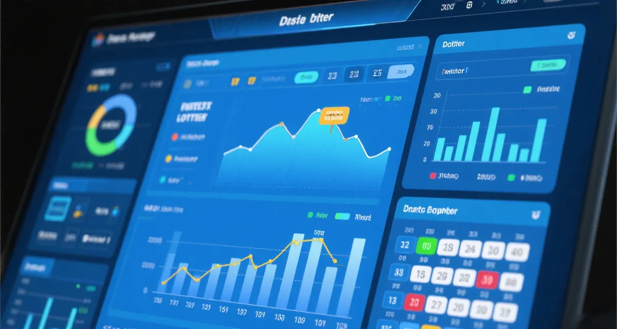 历史开奖数据看板示意